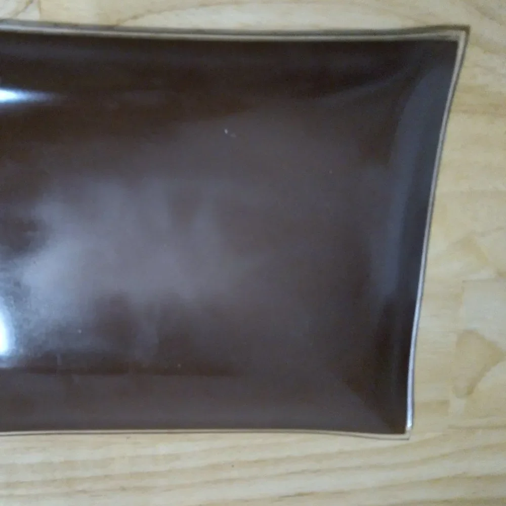 Vintage Desert Horizons Country Club Glass Ashtray Trinket Tray